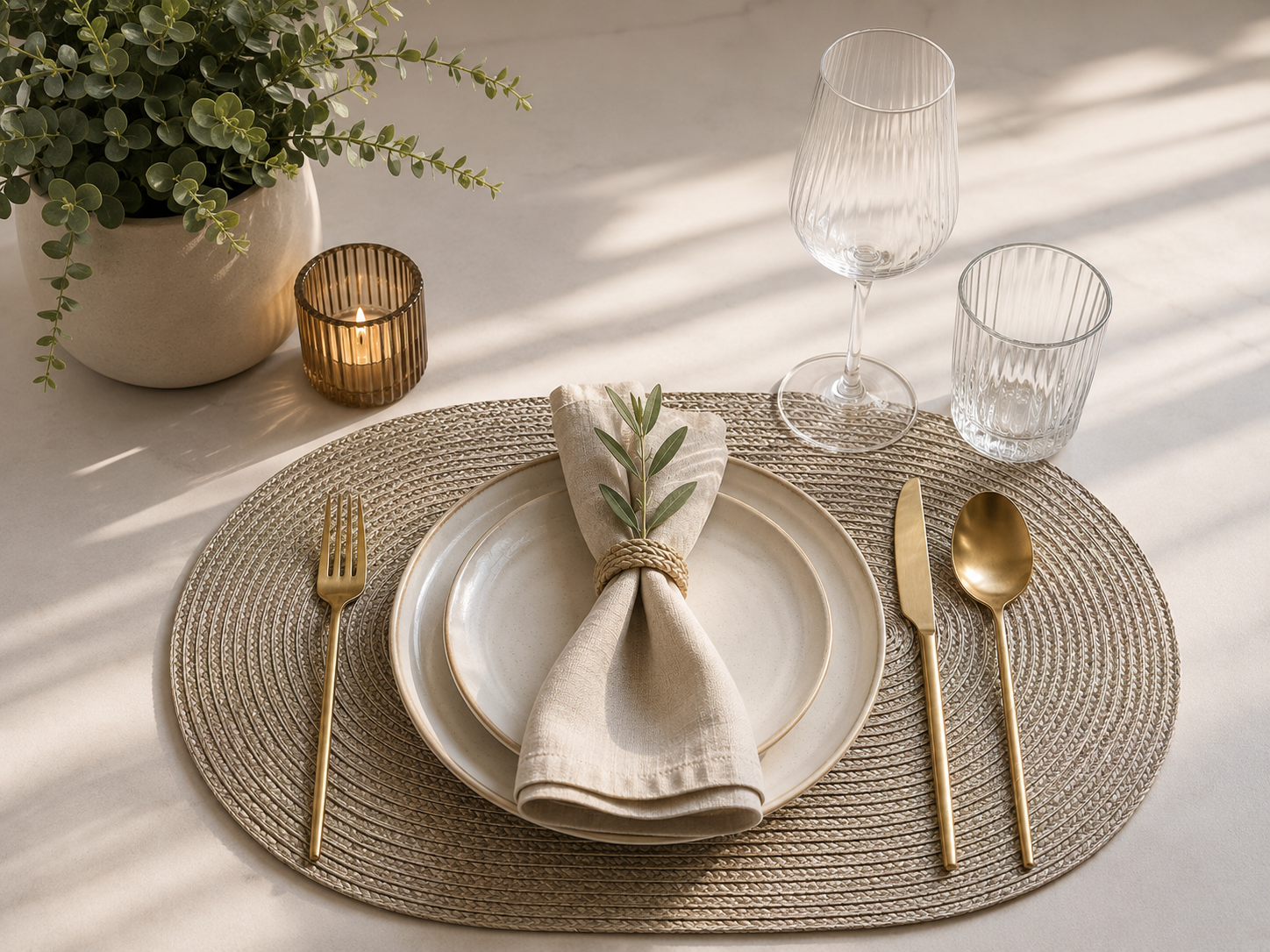Deluxe oval Placemats