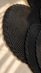 Noir Elegance - Placemat zwart