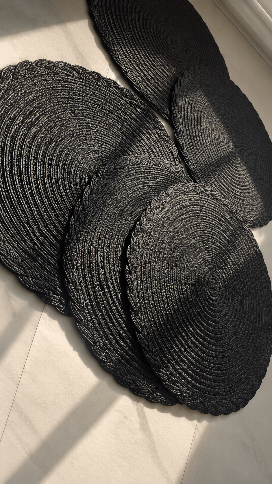 Noir Elegance - Placemat zwart