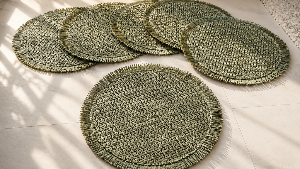Olive Pearl - Placemat groen