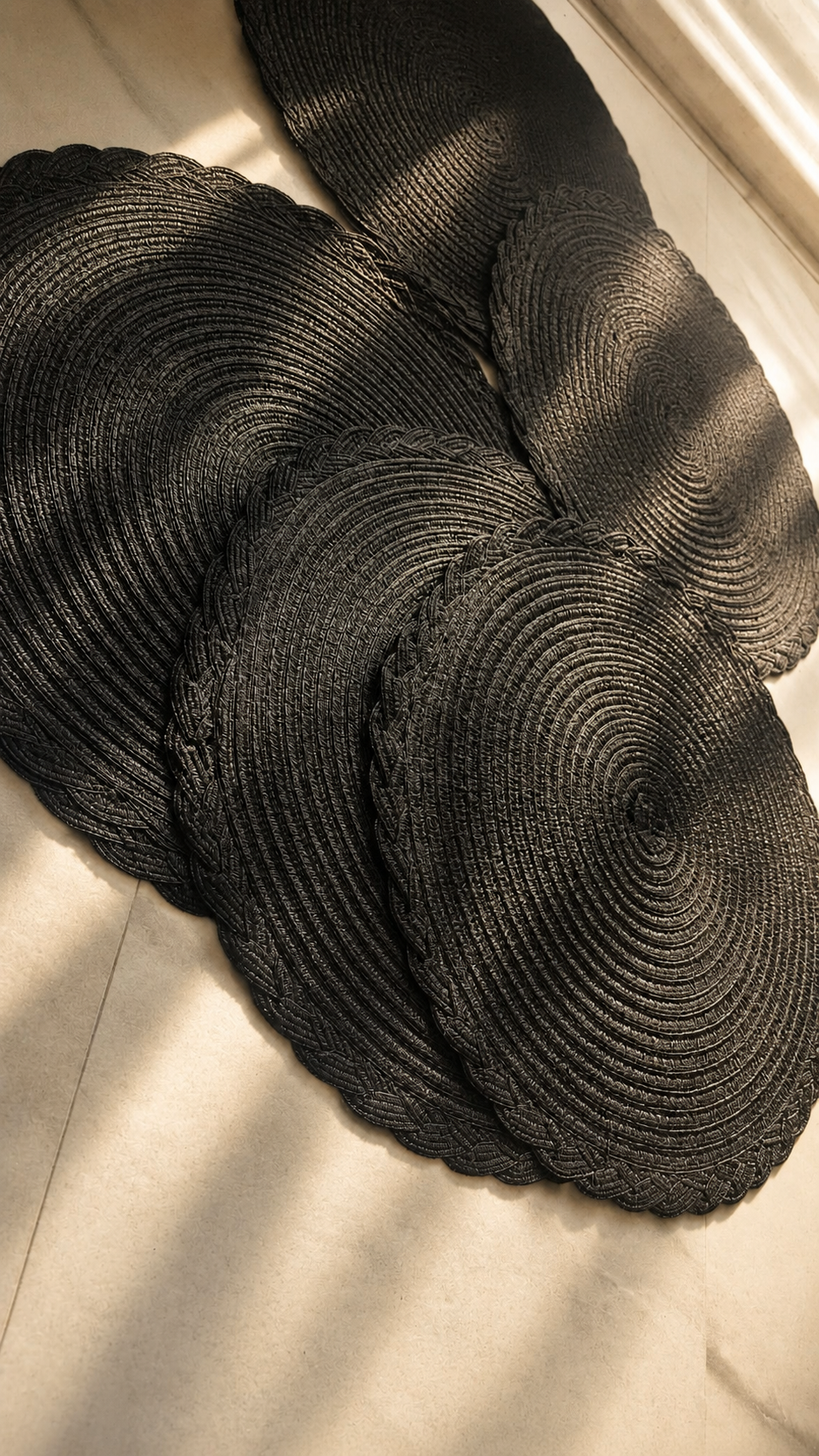 Noir Elegance - Placemat zwart