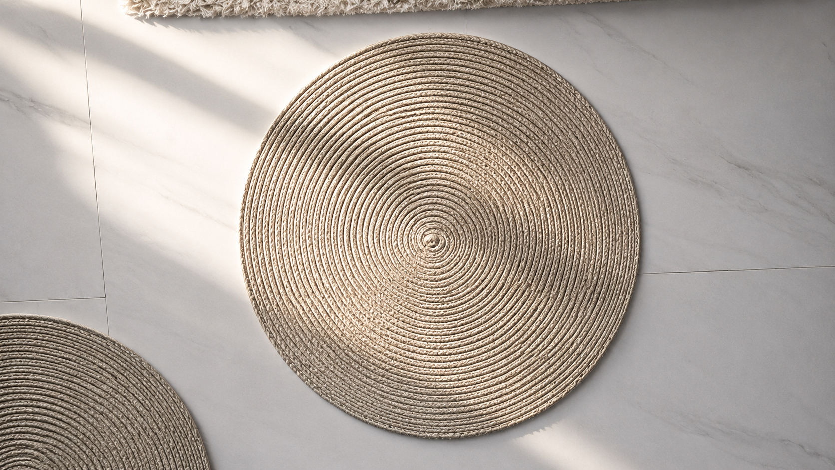 Boho natural placemat