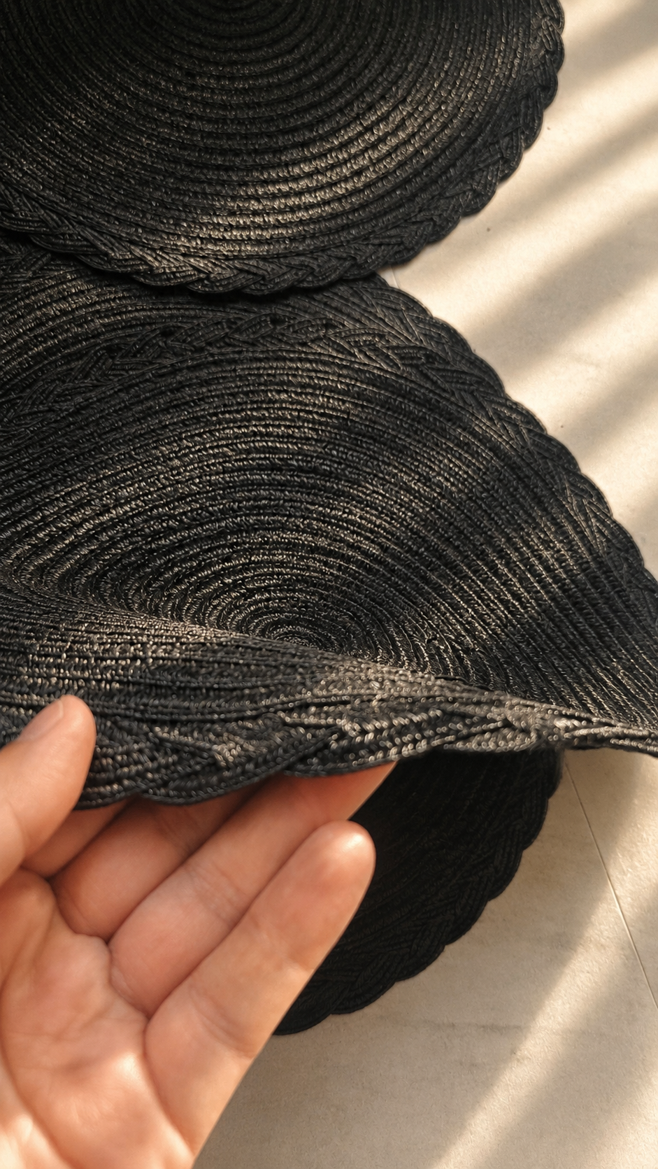 Noir Elegance - Placemat zwart