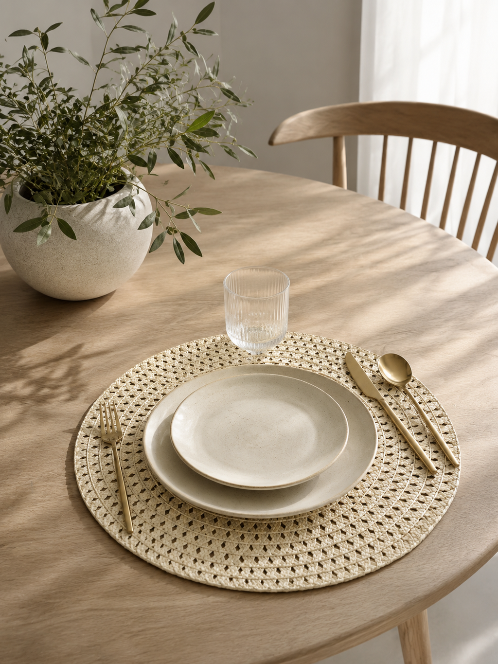 Boho Pearl – Placemat naturel